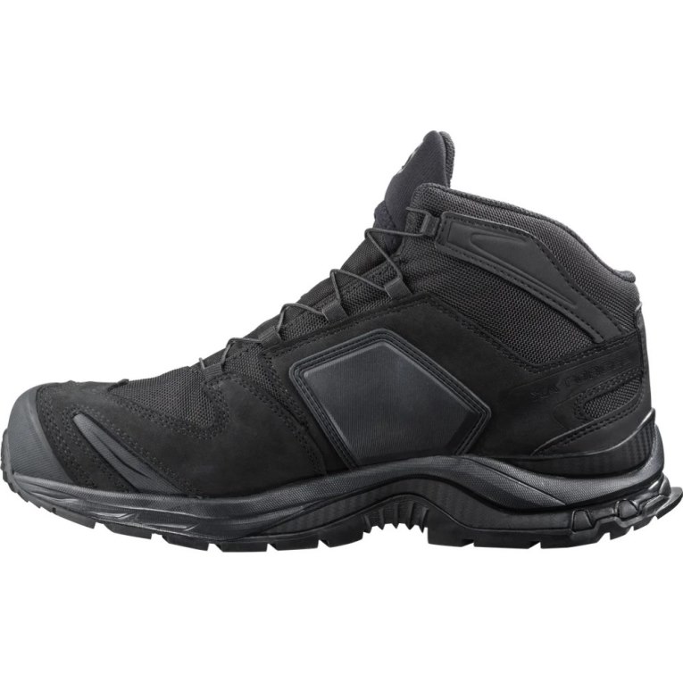 Botas Tácticas Salomon Xa Forces Mid GTX EN Hombre Negros | MX PISW091